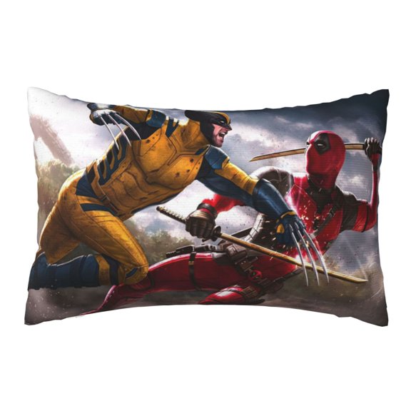 Deadpool And Wolverine Super Soft Decorative Throw Pillow 20 x 30 inch