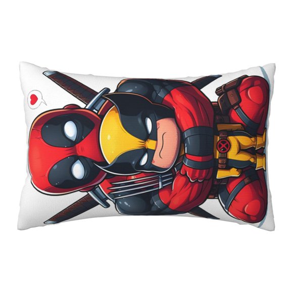Deadpool And Wolverine Super Soft Decorative Throw Pillow 20 x 30 inch