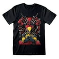 Deadpool And Wolverine Weapons Black T Shirt