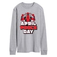 thumbnail image 1 of Deadpool - April Pool's Day - Men's Long Sleeve Graphic T-Shirt, 1 of 4