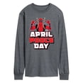 thumbnail image 1 of Deadpool - April Pool's Day - Men's Long Sleeve Graphic T-Shirt, 1 of 4
