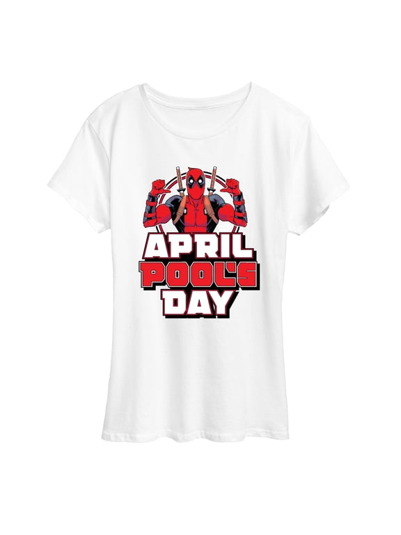- April Pool's Day Women's Short Sleeve Graphic T-Shirt