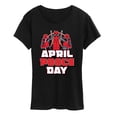 thumbnail image 1 of Deadpool - April Pool's Day - Women's Short Sleeve Graphic T-Shirt, 1 of 4