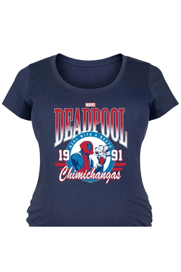 - Athletic - Women's Maternity Scoop Neck Graphic T-Shirt