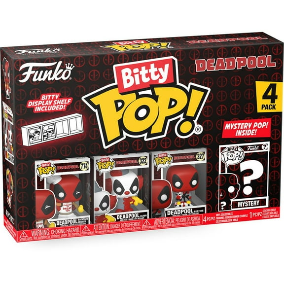 Funko Bitty POP: Deadpool Backyard Griller Bitty Pop! Mini-Figure 4-Pack