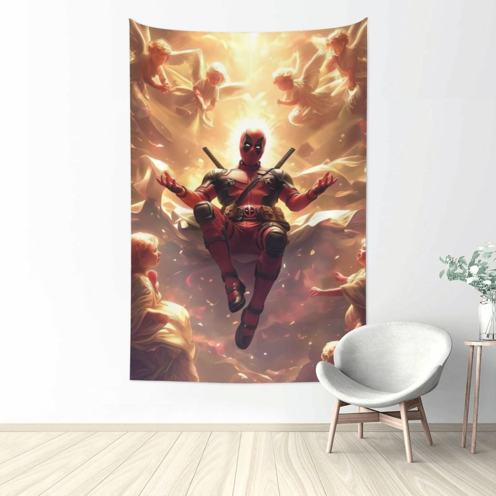 Deadpool Bedroom Tapestry, King Size, Wall Hanging, Wall Decor, College ...