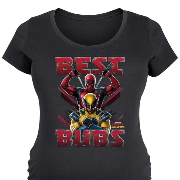 Deadpool - Best Bubs - Women's Maternity Scoop Neck Graphic T-Shirt