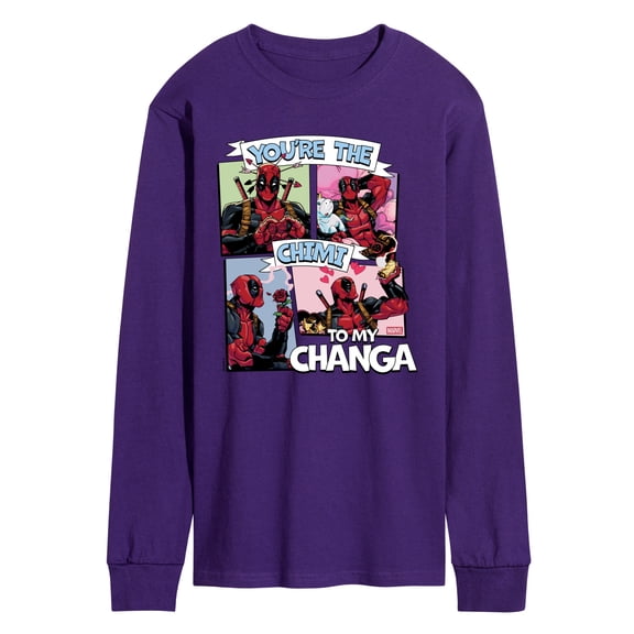 Deadpool - Chimichanga - Men's Long Sleeve Graphic T-Shirt