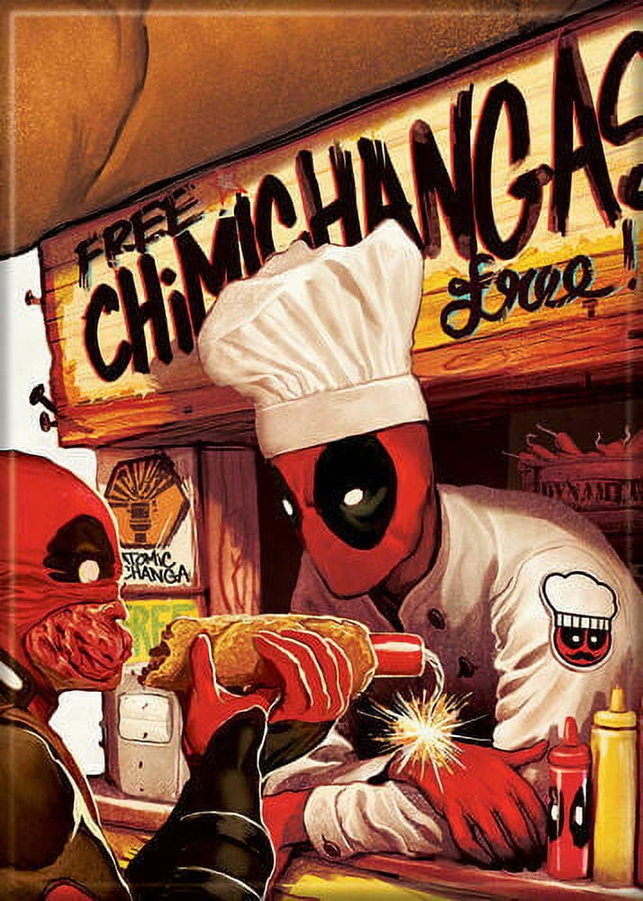 Marvel Comics Deadpool Chimichanga Licensed 1.25 Inch Button 84821