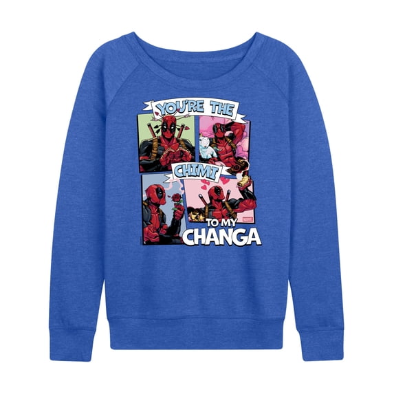 Deadpool - Chimichanga - Women's French Terry Long Sleeve Pullover