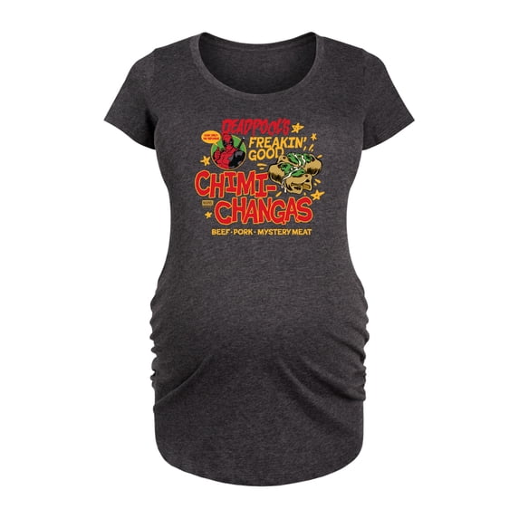 Deadpool - Chimichangas - Women's Maternity Scoop Neck Graphic T-Shirt