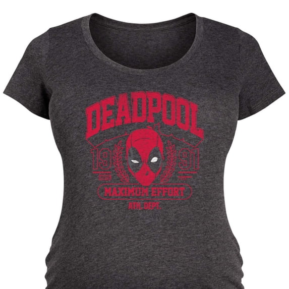 Deadpool - Collegiate - Women's Maternity Scoop Neck Graphic T-Shirt