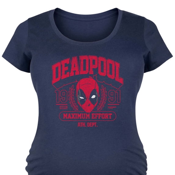 Deadpool - Collegiate - Women's Maternity Scoop Neck Graphic T-Shirt