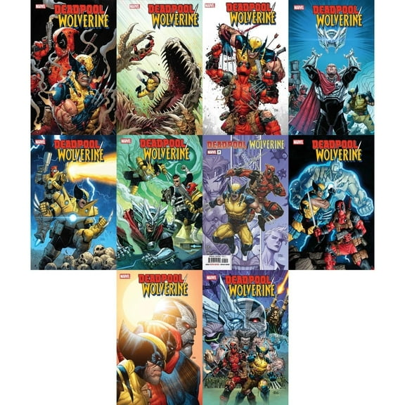 Deadpool Comic Book 10-Issue Marvel Gift Set Collector Bundle With The Merc with a Mouth