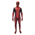 thumbnail image 1 of Deadpool Costume Superhero Halloween Lycra Fabric Bodysuit Superhero For Men With Mask And Lenses, 1 of 6