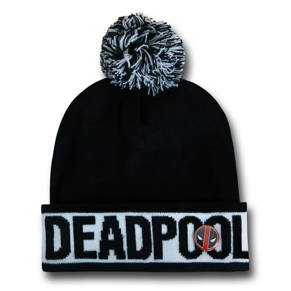Deadpool Cuff Pom Beanie
