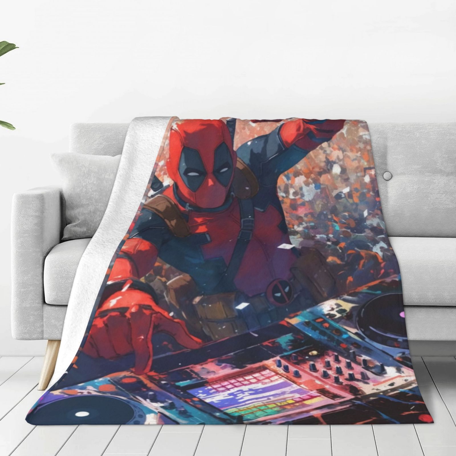Deadpool Cute Anime Blanket, Gifts For Girls And Boys, Super Soft ...