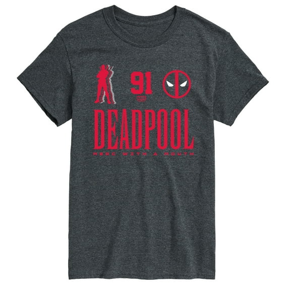 Deadpool - Deadpool Jersey - Men's Short Sleeve Graphic T-Shirt