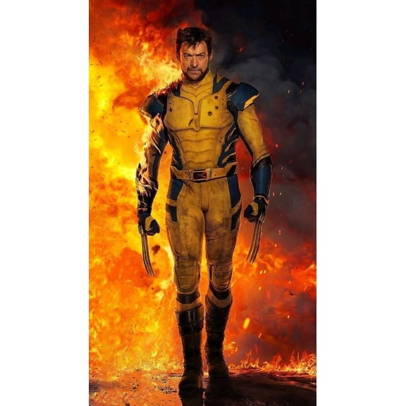 Deadpool Diamond Painting Kits for Adults,Wolverine Diamond Painting,Superhero Diamond Art,Suitable for Home Wall Decoration 12x16 Inch