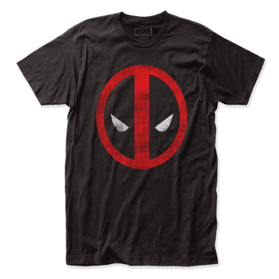 Deadpool Distressed Logo T-Shirt-4XLarge