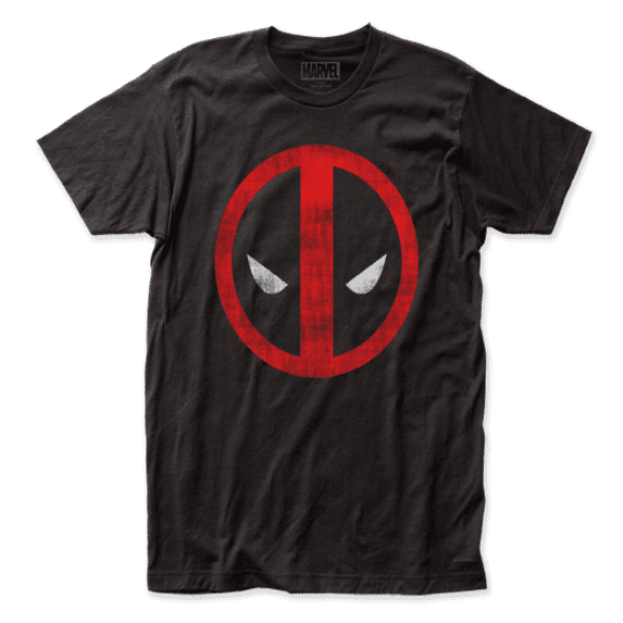 Deadpool Distressed Logo T-Shirt-4XLarge