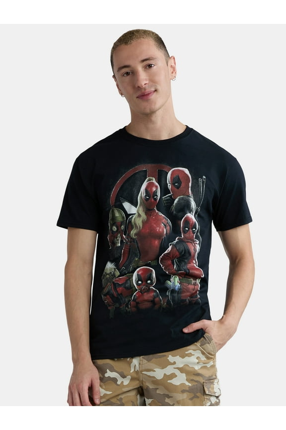 Family Men's & Big Men's Graphic Tee with Short Sleeves, Sizes S-3XL