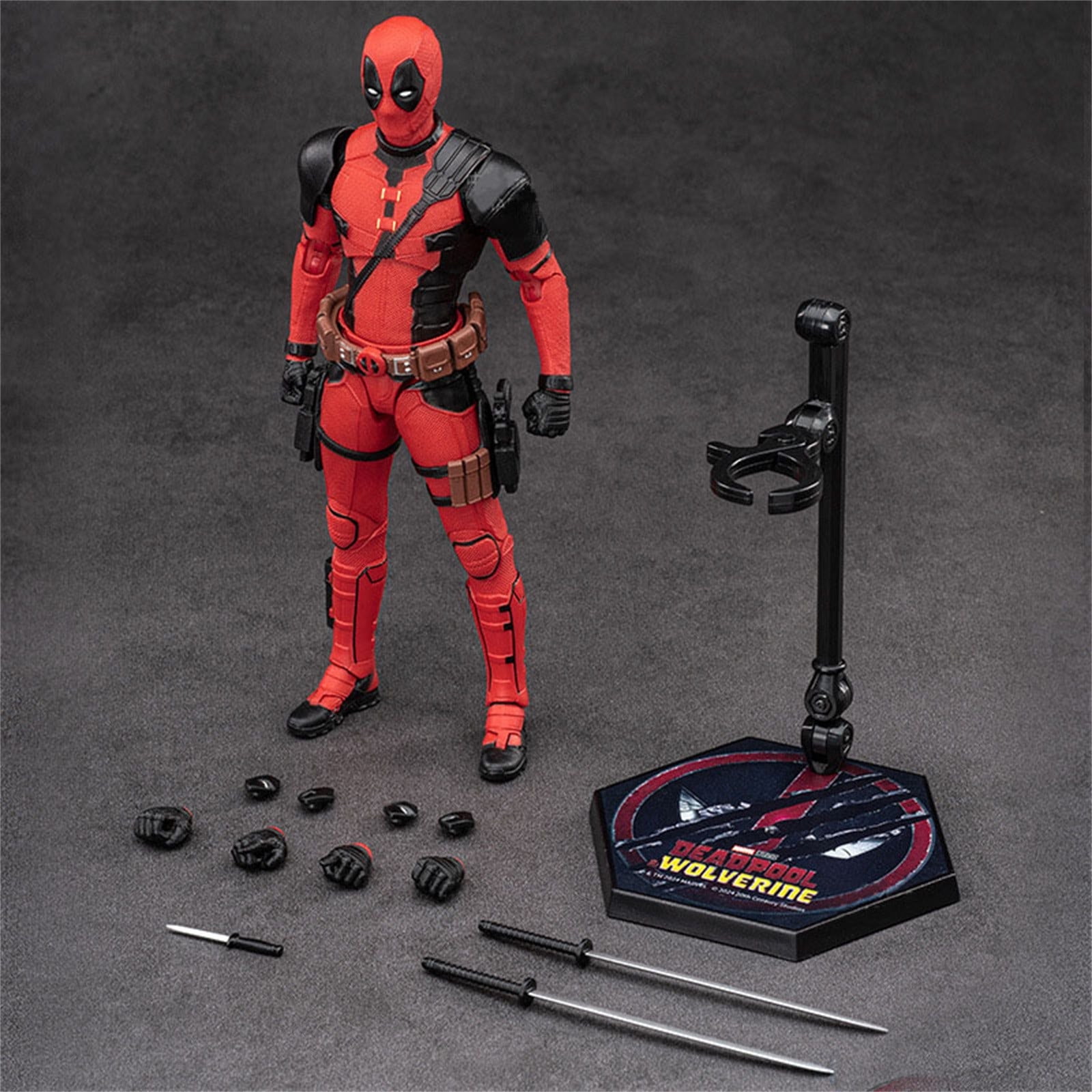 Deadpool Figure Toys, 2024 Deadpool and Wolverine Ornament, Deadpool ...