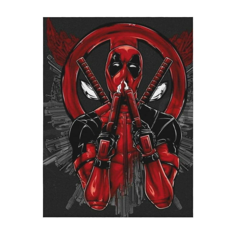 Deadpool fleece blanket hotsell