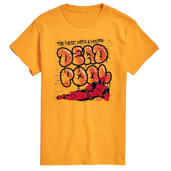 Deadpool - Graffiti - Men's Short Sleeve Graphic T-Shirt