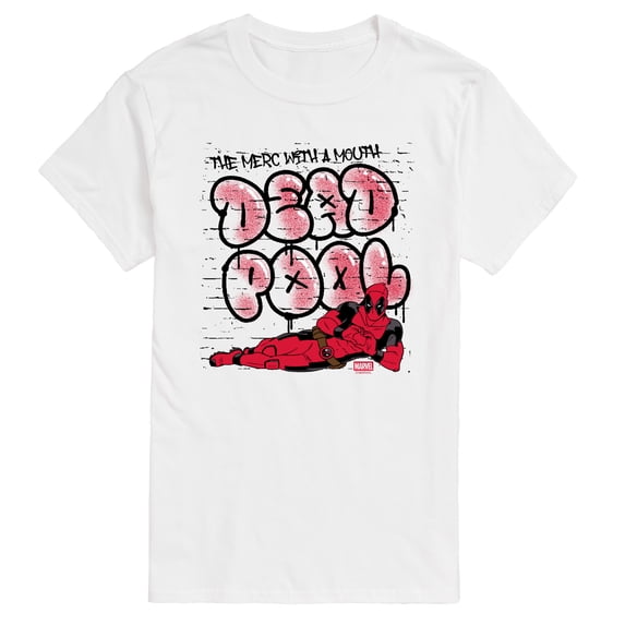 Deadpool - Graffiti - Men's Short Sleeve Graphic T-Shirt