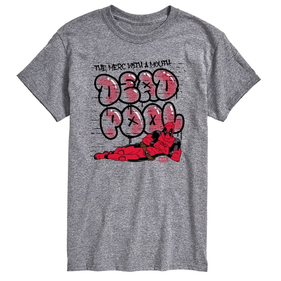 Deadpool - Graffiti - Men's Short Sleeve Graphic T-Shirt