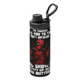 thumbnail image 1 of Deadpool Kids Water Bottle, Funny Pattern Stainless Steel Vacuum Insulated Water Bottle, 18OZ Portable Leak Proof Drinking Bottle for Sport Outdoor School Office Travel, 1 of 1