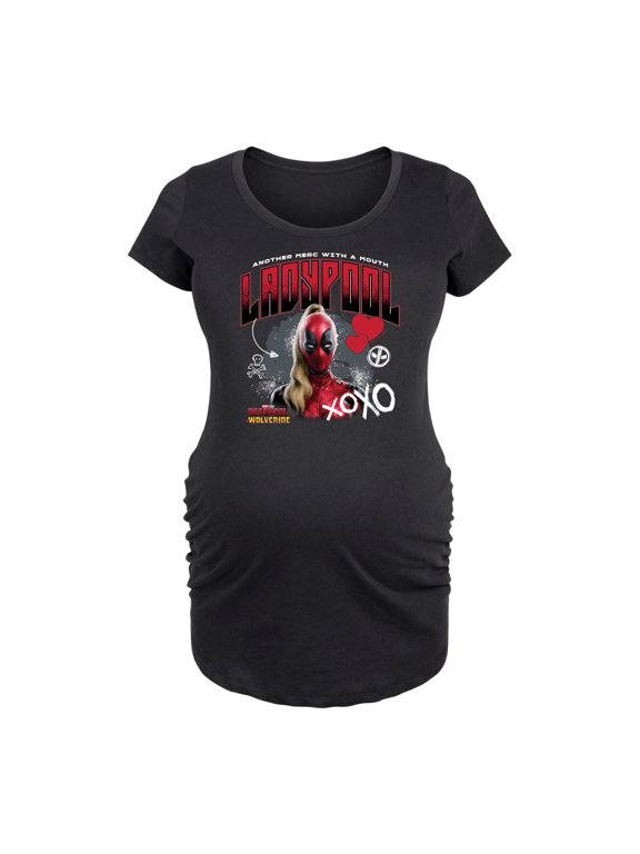 - Ladypool - Women's Maternity Scoop Neck Graphic T-Shirt