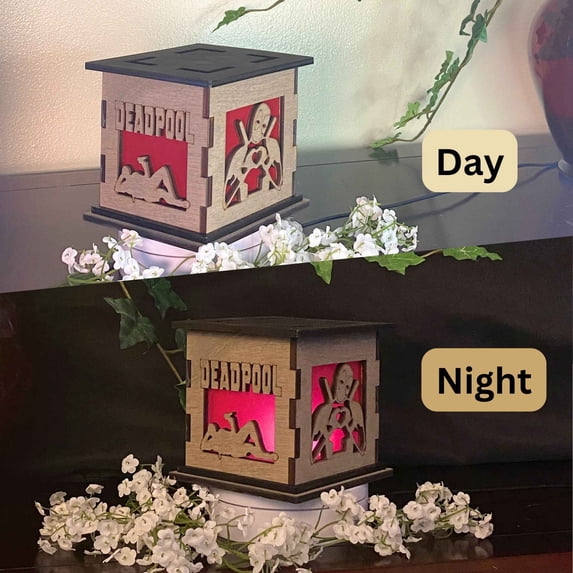 Deadpool Light Up Box | 5 inch Decorative Gift Box | Nerdy Gift for Him or Her