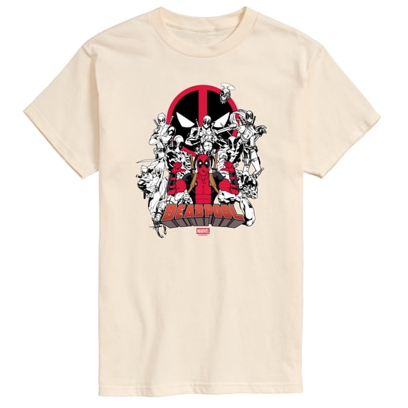 Deadpool - Linework - Men's Short Sleeve Graphic T-Shirt