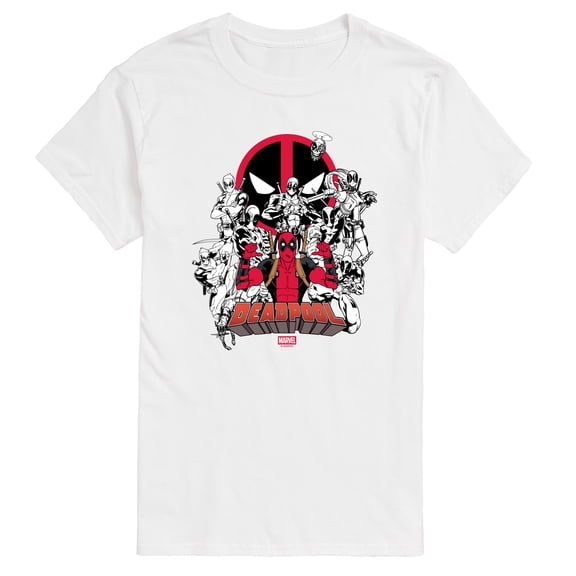 Deadpool - Linework - Men's Short Sleeve Graphic T-Shirt