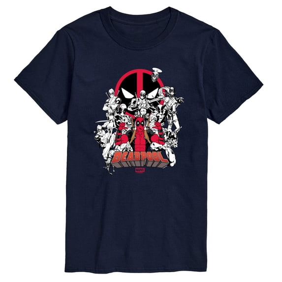 Deadpool - Linework - Men's Short Sleeve Graphic T-Shirt