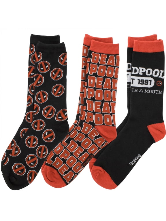 Logo Collage Crew Socks 3-Pair Pack