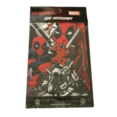 Deadpool Comic Air Freshener Strawberry Fruit Scent Comic Book Fan Gift