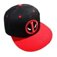 thumbnail image 1 of Deadpool Logo Red And Black Adjustable Black Snapback Baseball Cap Hat, 1 of 1
