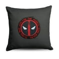 thumbnail image 1 of Marvel Deadpool 3 Aim For The Middle Throw Pillow, 18 x 18 inches, 1 of 6