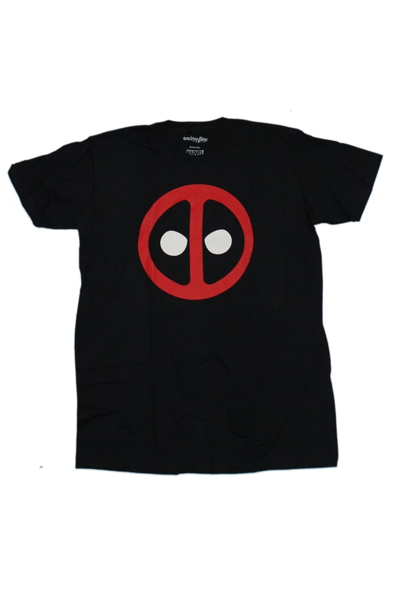 Deadpool (Marvel Comics) Mens T-Shirt  - Simple Circle Logo Image (X-Small)