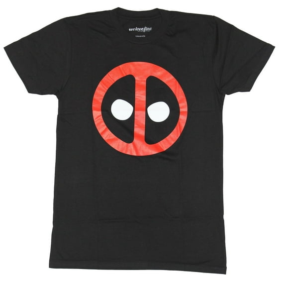 Deadpool (Marvel Comics) Mens T-Shirt - Straight Simple Deadpool Image (Small)