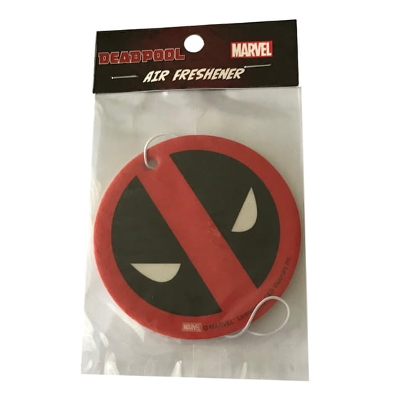 Deadpool Mask Air Freshener Cinnamon Spice Scent Comic Book Fan Gift