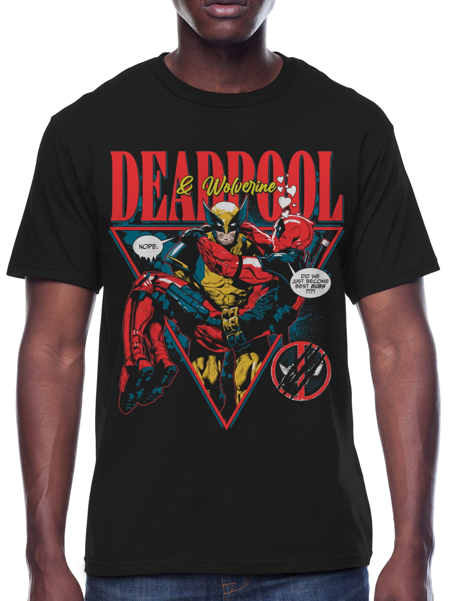 Deadpool Men s Apparel Graphic Crew Neck T Shirt Sizes S 3XL Carry Deadpool Walmart