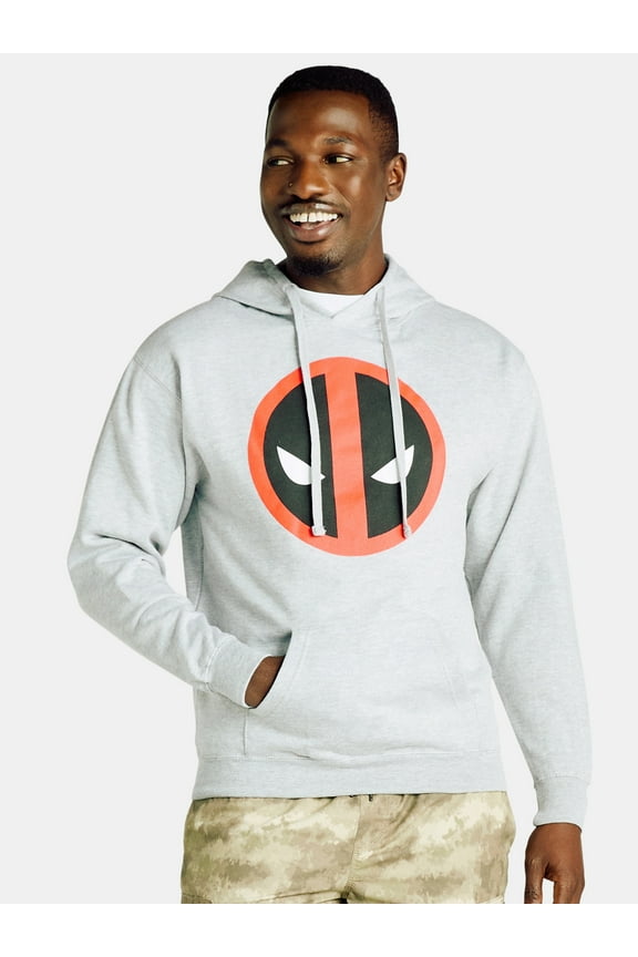 Men's & Big Men's Logo Graphic Hoodie with Long Sleeves, Sizes S-3XL