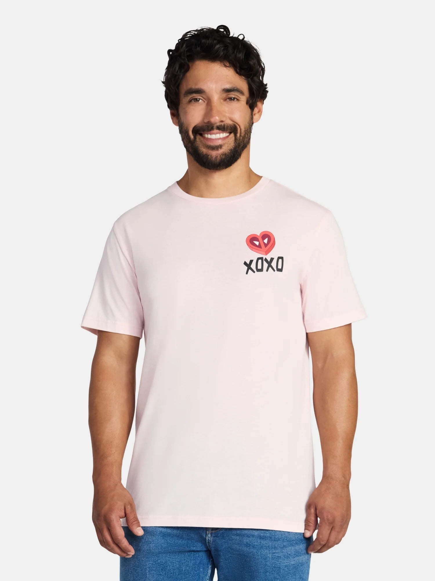 Valentine's Day Men's and Big Men's Deadpool Graphic Tee, Sizes XS-5XL