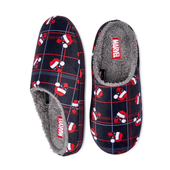 Deadpool Men's Licensed Scuff Holiday Slippers