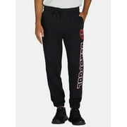 Deadpool Men's & Men's Big & Tall Stroke Logo Graphic Joggers, 31.5" Inseam, Sizes XS-3XL