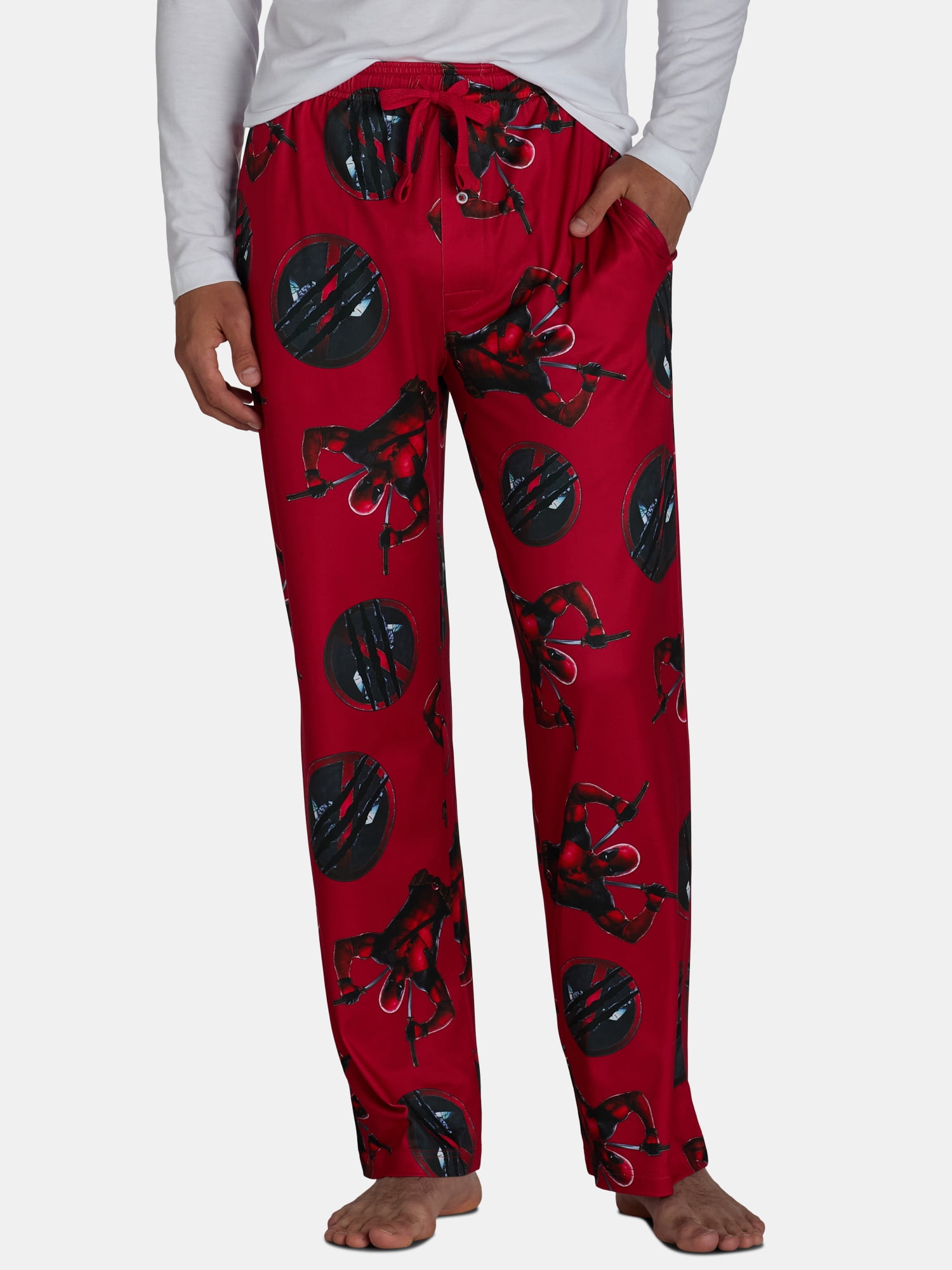 Deadpool Men's Pajama Sleep Pants, Sizes S-3XL